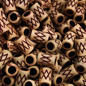 Entremeio Estilo Madeira Tribal 08X11mm Em Plastico Com 500G