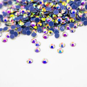 CHATON PARA COLAGEM REDONDO HOT FIX SS10 EM CRISTAL COM 1440 PEÇAS