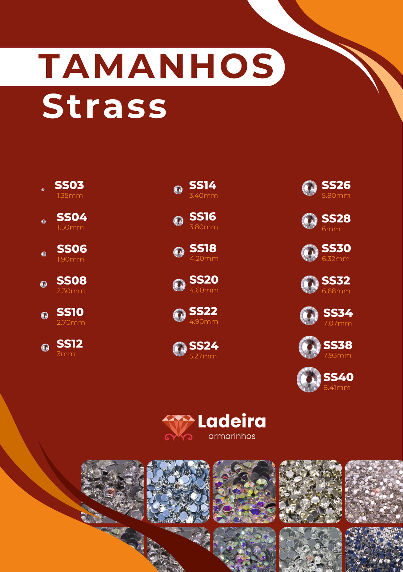 STRASS SS16 EM RESINA COM 7200 PEÇAS