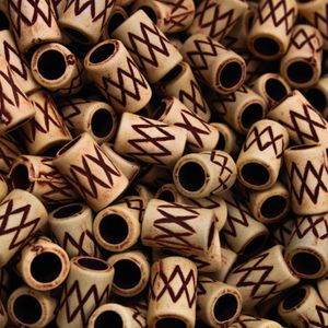 Entremeio Estilo Madeira Tribal 08X11mm Em Plastico Com 50G