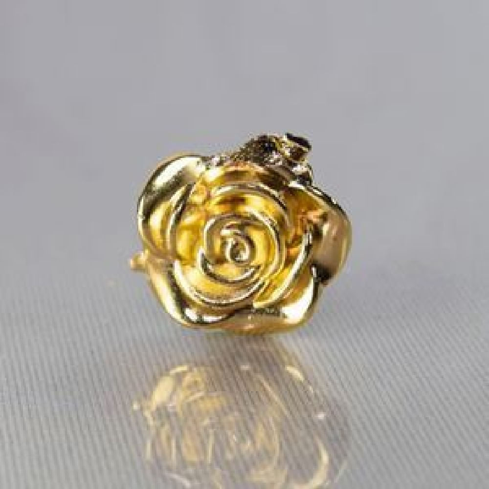 Rosa Passante 18Mm Em Abs Com 25Gr