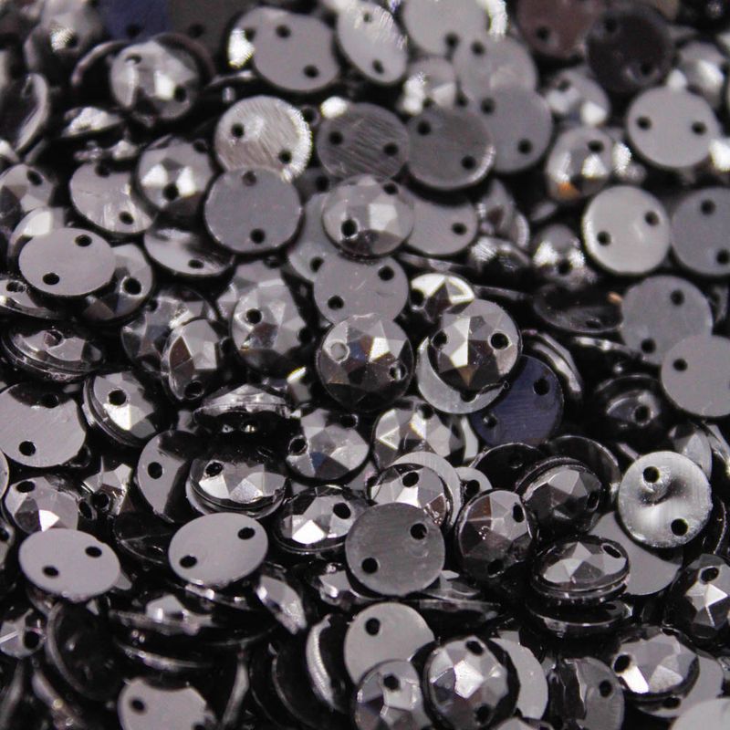 CHATON-PARA-COSTURA-REDONDO-SEXTAVADO-06MM-EM-ACRILICO-COM-50GR-018---PRETO-018