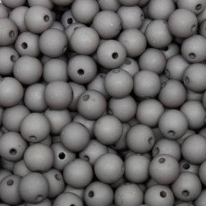 BOLA FOSCA PASSANTE 10MM EM PLASTICO COM 50GR