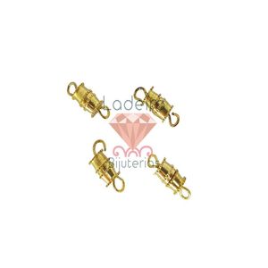 FECHO DE ROSCA DE LATÃO 5.3X8MM COM ARGOLA 500PÇS