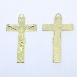 PINGENTE CRUZ COM CRISTO 49X73MM EM FUNDIÇAO COM 50GR