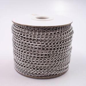 CORRENTE CARTIER 3.6X06MM EM ALUMINIO COM 01 METRO