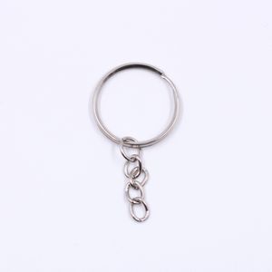 ARGOLA CHAVEIRO COM CORRENTE 28MM COM 20 PEÇAS