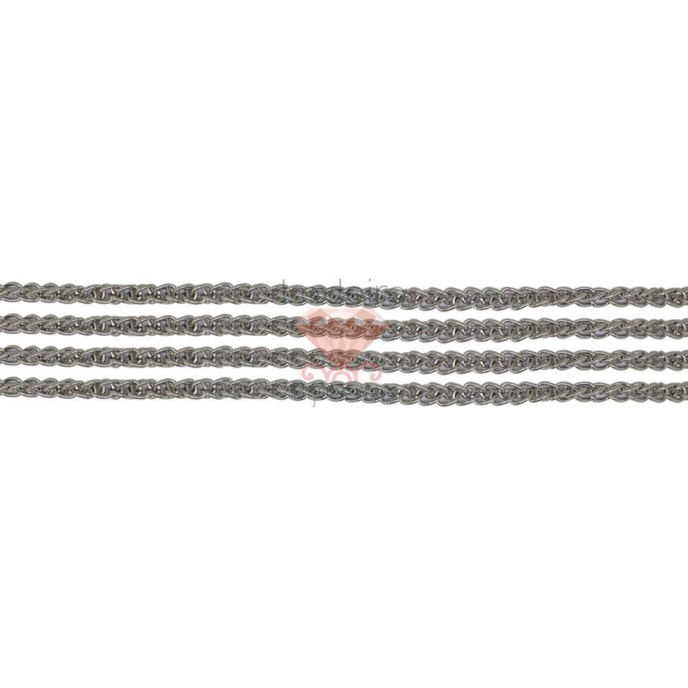 CORRENTE DE CARTIER DUPLO TORCIDO 5X4MM COM 10 METROS