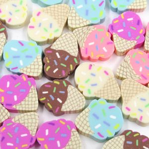 ENTREMEIO FIMO SORVETE CASQUINHA 19X25MM EM PVC COM 5 PEÇAS