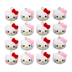 PINGENTE HELLO KITTY 22MM EM RESINA COM 10 PEÇAS