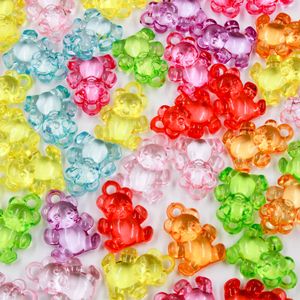 PINGENTE URSINHO TRANSLUCIDO 15X20MM EM ACRILICO COM 50G
