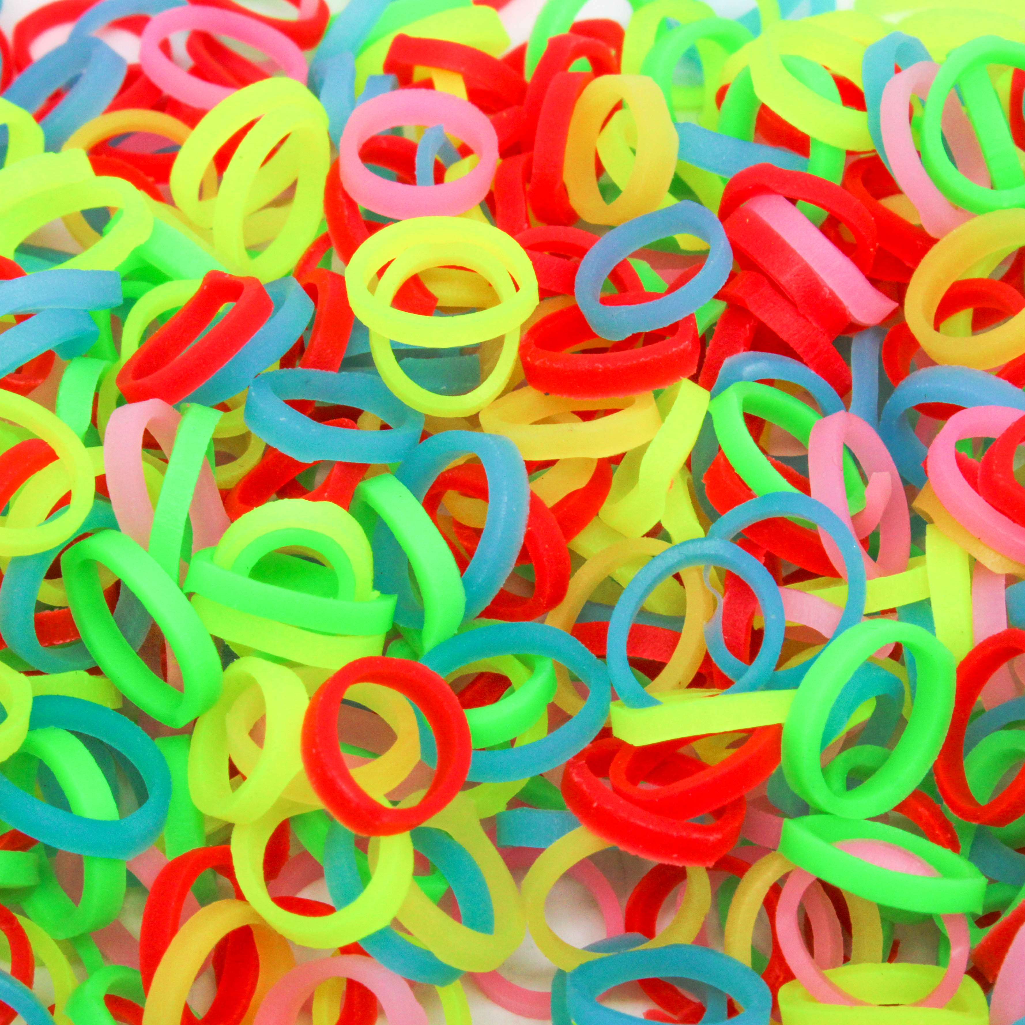 ELASTICO PARA LAÇO PET 08MM COM 100 PEÇAS