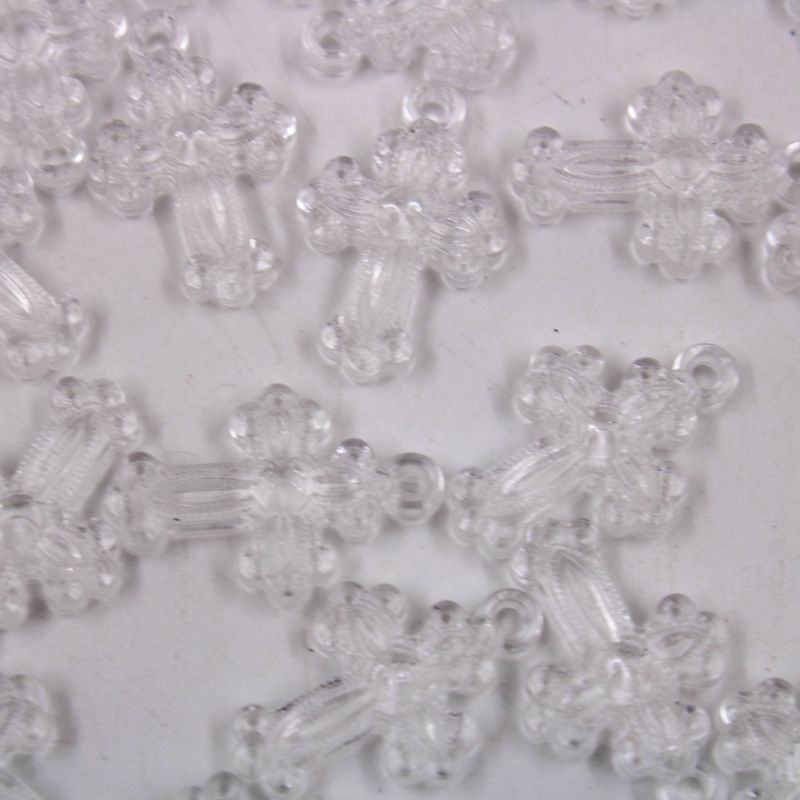 PINGENTE-CRUZ-17X13MM-EM-ACRILICO-COM-50GR---CRISTAL-TRANSPARENTE