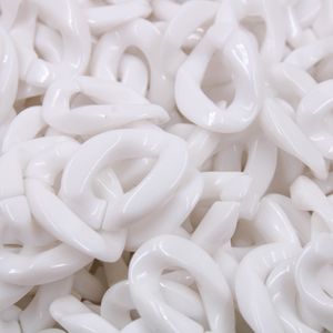 ELO OVAL TORCIDO 17X24MM EM PLASTICO COM 50G