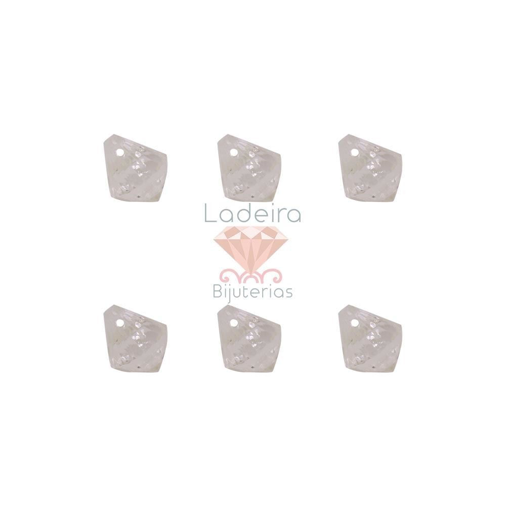 PONTEIRA DIAMANTE SEXTAVADO 13X18MM EM ACRILICO COM 50GR
