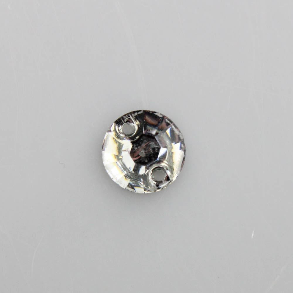 CHATON PARA COSTURA  REDONDO 10MM DE RESINA 200 PEÇAS