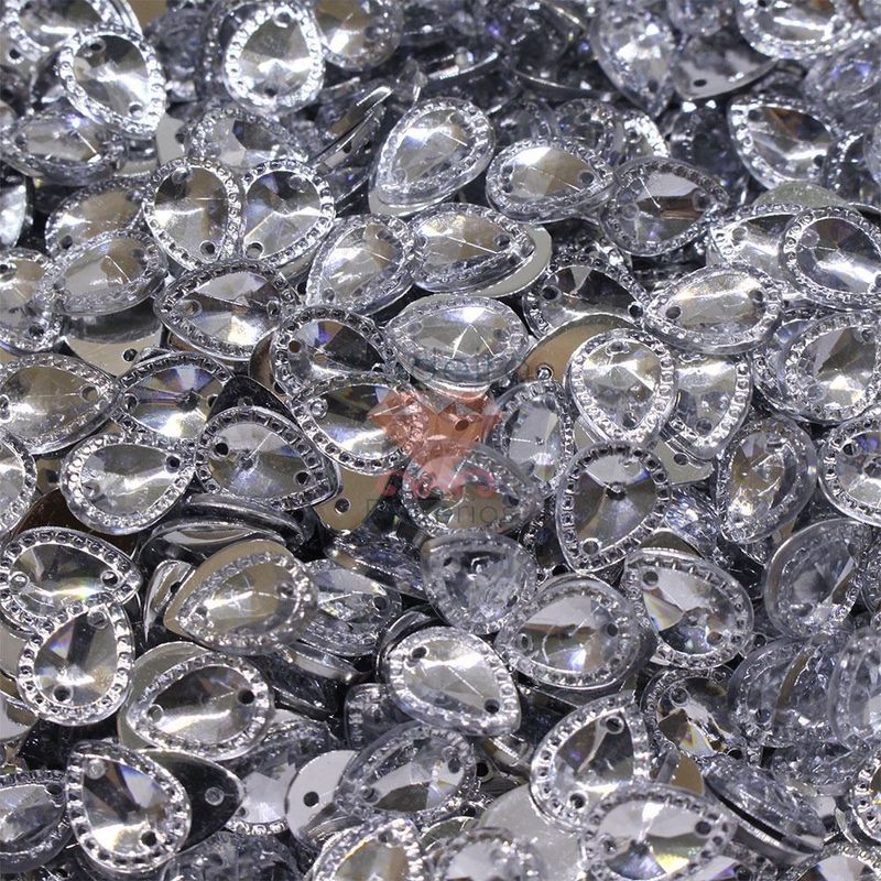 CHATON-PARA-COSTURA-GOTA-COM-BORDA-8X10MM-EM-ACRILICO-COM-25GR---CRISTAL-TRANSPARENTE