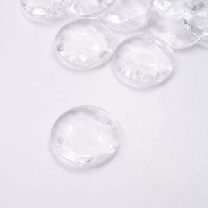 CASTANHA COM DOIS FUROS REDONDA 24MM EM ACRILICO COM 50GR