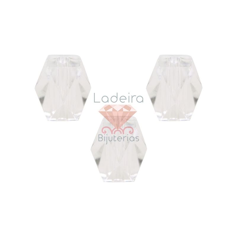 HEXAGONO-PASSANTE-13X22MM-EM-ACRILICO-COM-50GR---CRISTAL-TRANSPARENTE