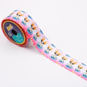 FITA CETIM CACHORRO NO COPO 40MM EM POLIESTER COM 01 METRO