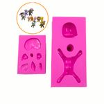 MOLDE-DE-SILICONE-MIX-DE-BICHINHOS-PARA-BISCUIT-POLYCOL---UNICA