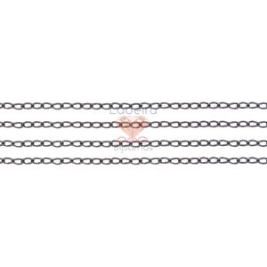 CORRENTE DE FERRO OVAL TORCIDA 2X1MM 10MTS