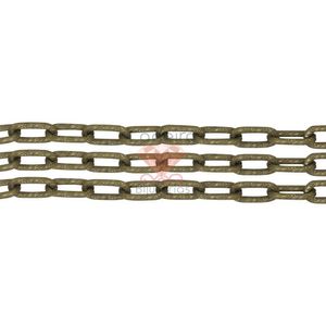 CORRENTE ALUMINIO CARTIER TRABALHADA 7X16MM COM 10 METROS