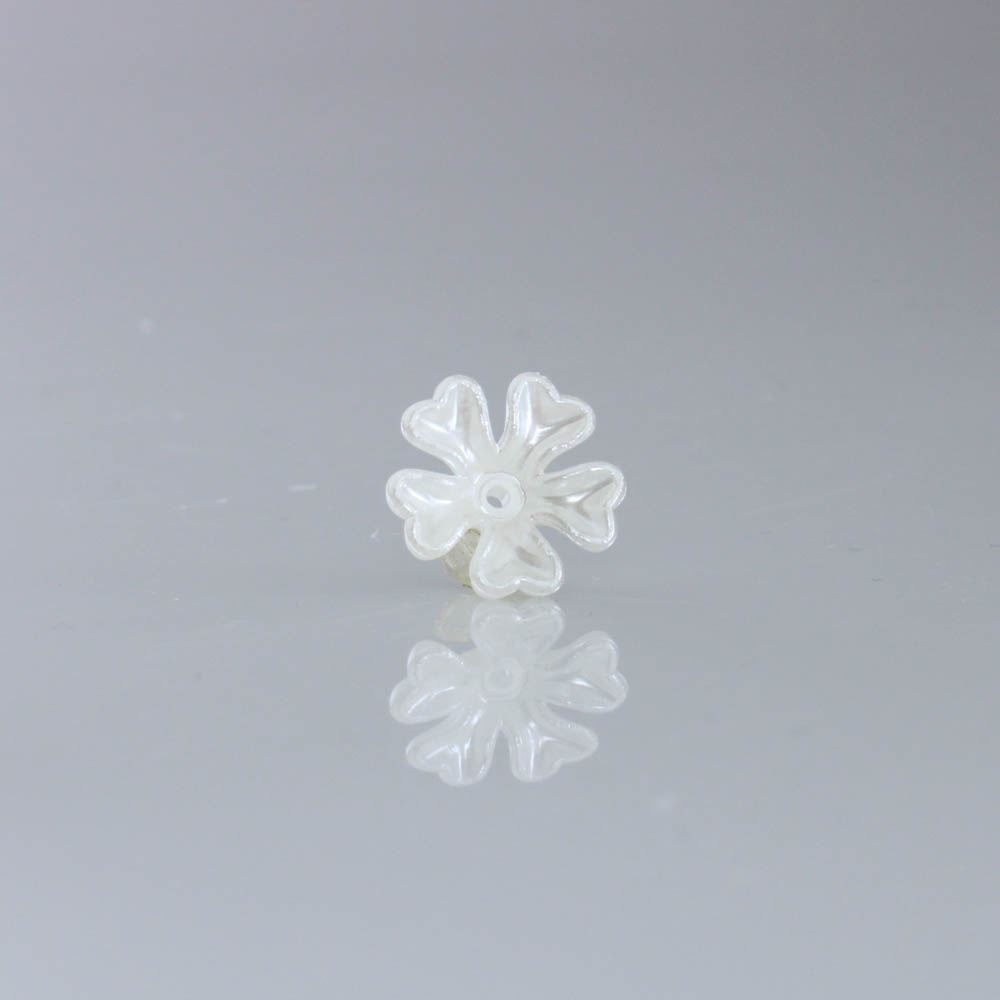 Entremeio Flor 5 Petalas 12Mm Em Abs Com 25Gr