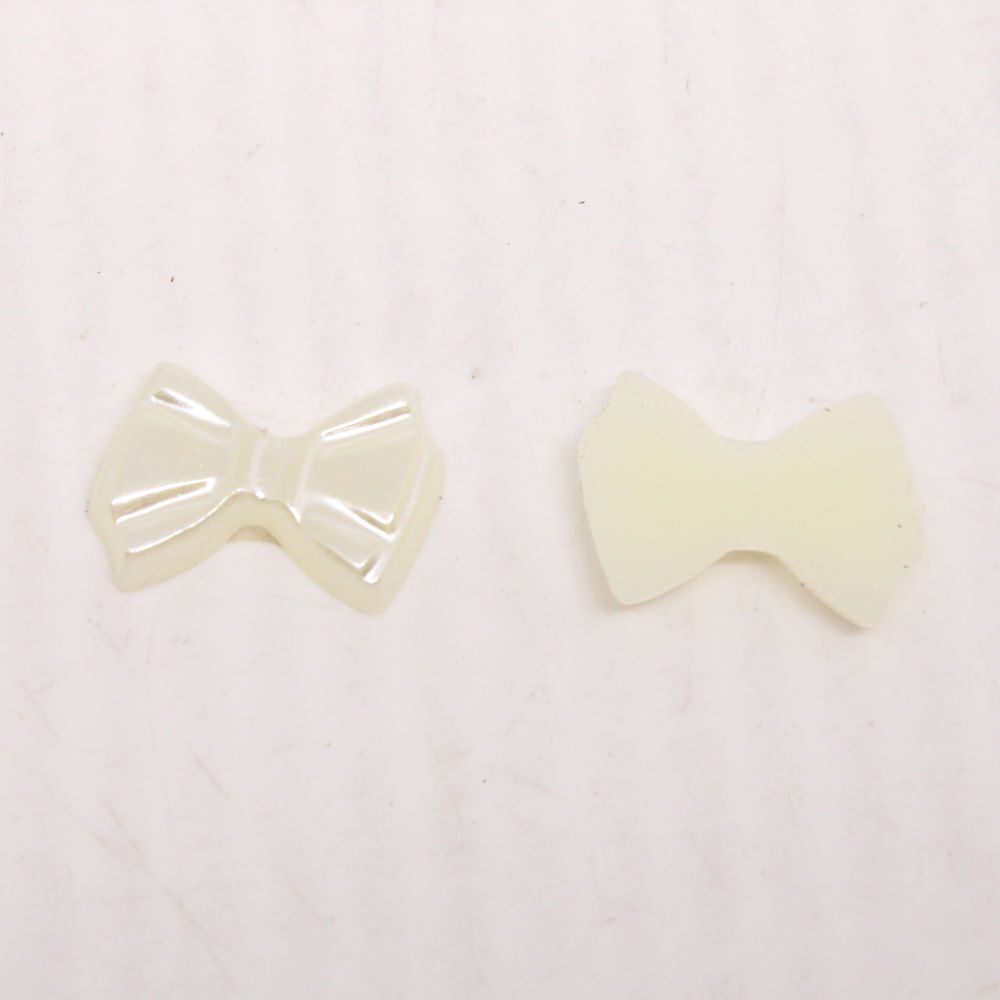 Laço Perolada Em Abs 12Mm Com 100 Peças