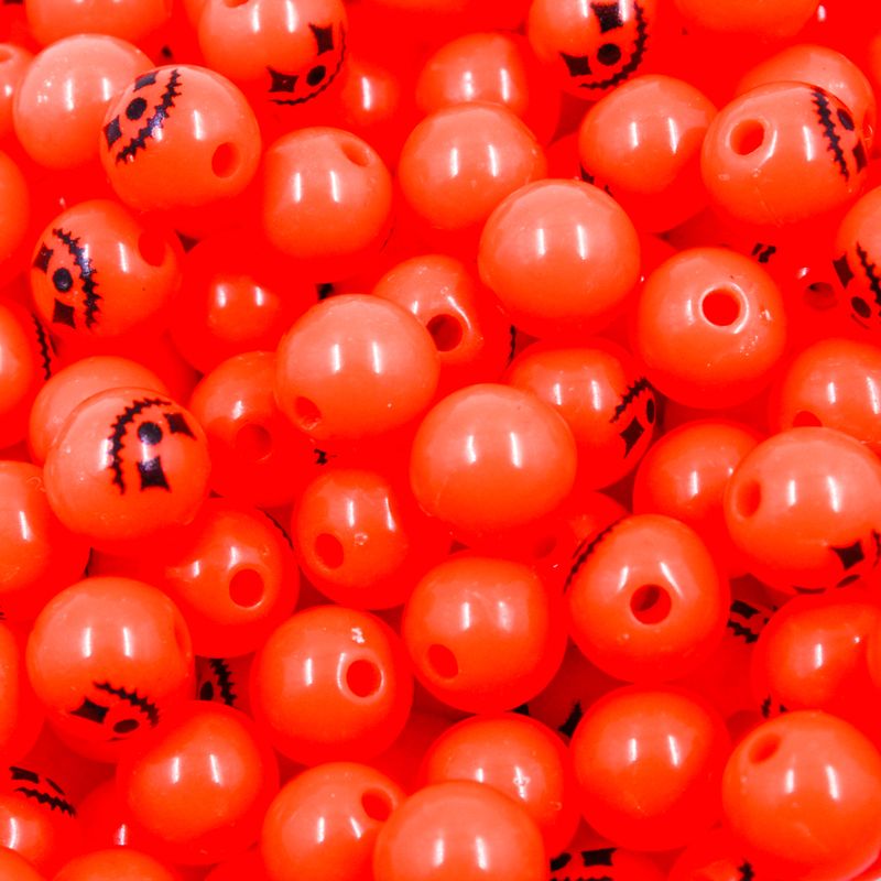 BOLA-HALLOWEEN-10MM-EM-PLASTICO-COM-25-PECAS---LARANJA