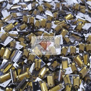 CHATON PARA COSTURA PALITO 5X10MM EM ACRILICO COM 500 PEÇAS