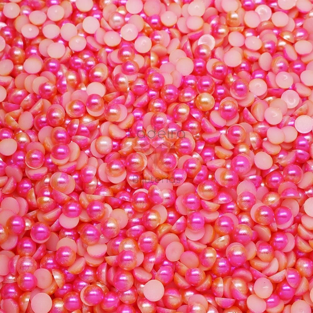 MEIA-PEROLA-PARA-COLAGEM-MESCLADA-06MM-EM-ABS-COM-25GR---504P---PINK-LARANJA-504