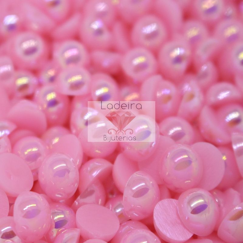 MEIA-PEROLA-PARA-COLAGEM-IRISADA-08MM-EM-ABS-COM-25GR---608AB---ROSA-A8
