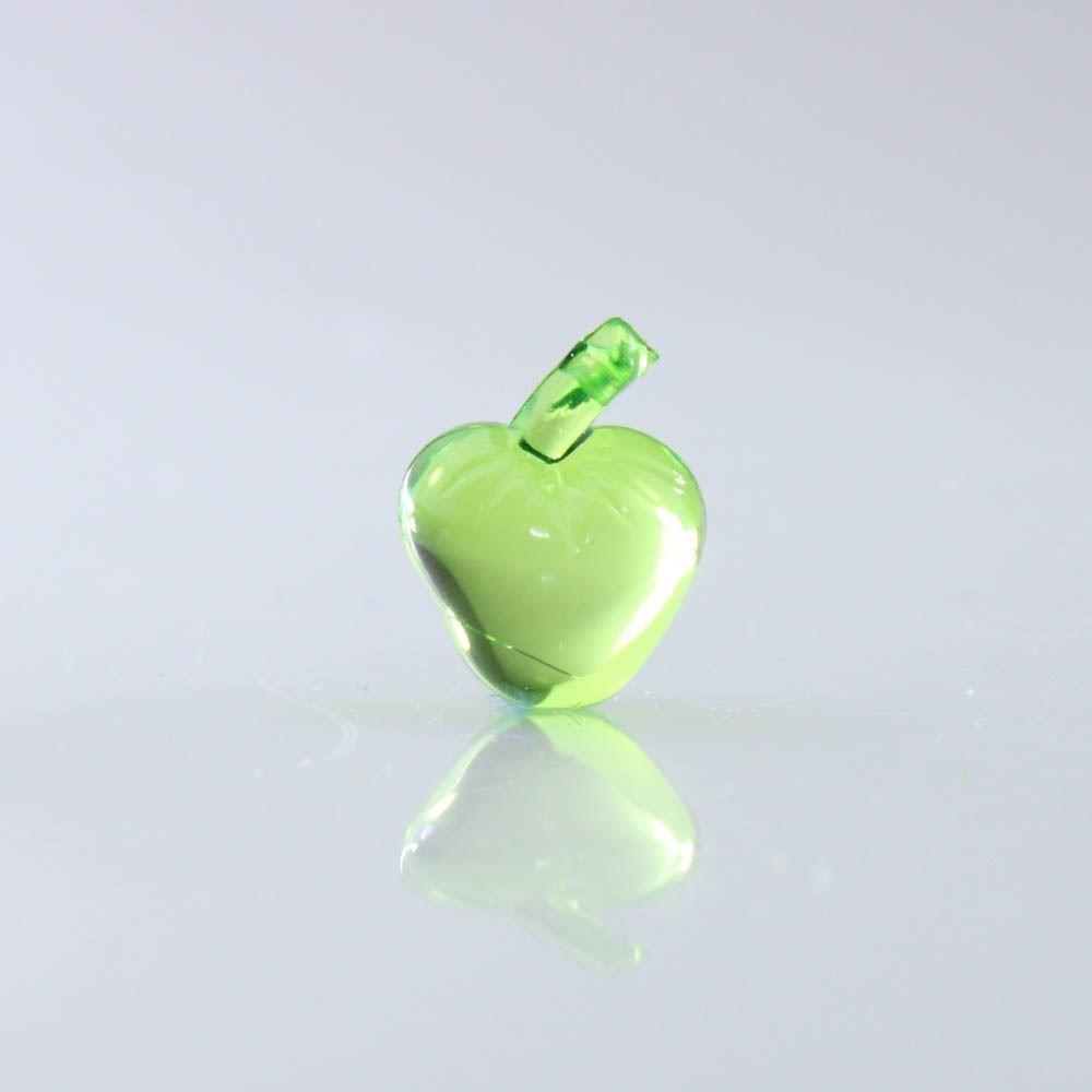 PINGENTE-MACA-18X14MM-EM-ACRILICO-COM-50G---615---Verde