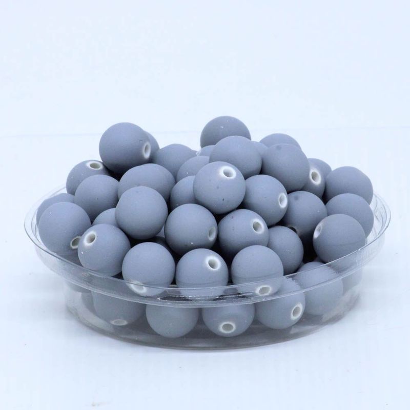 BOLA-EMBORRACHADA-PASSANTE-14MM-EM-PLASTICO-COM-50GR---B671---CINZA