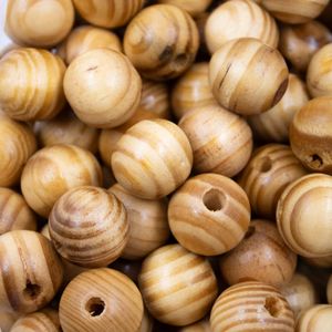 BOLA MESCLADA DE MADEIRA 20MM COM 50GR