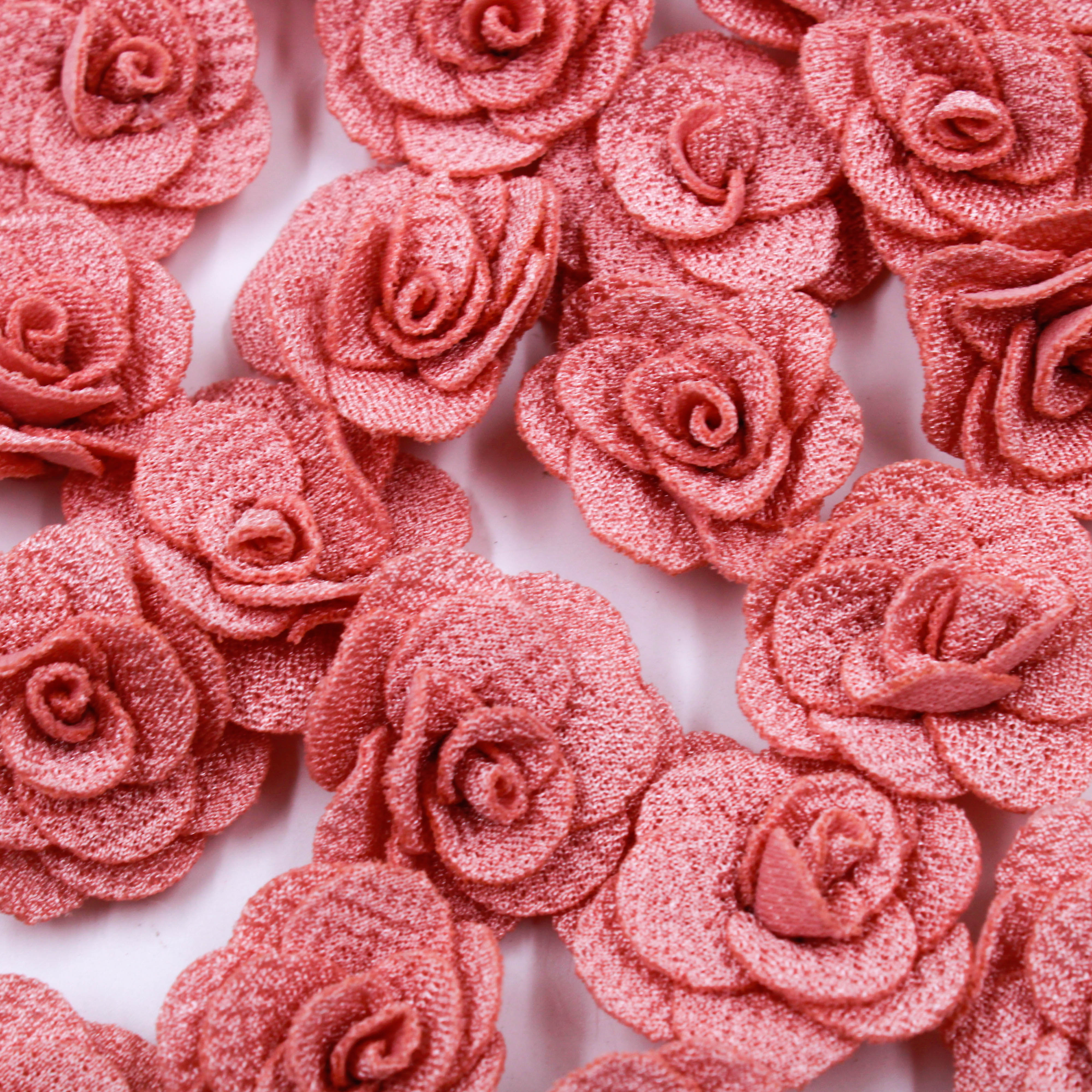 FLOR-DE-TECIDO-30MM-EM-POLIESTER-COM-10-PECAS---ROSE