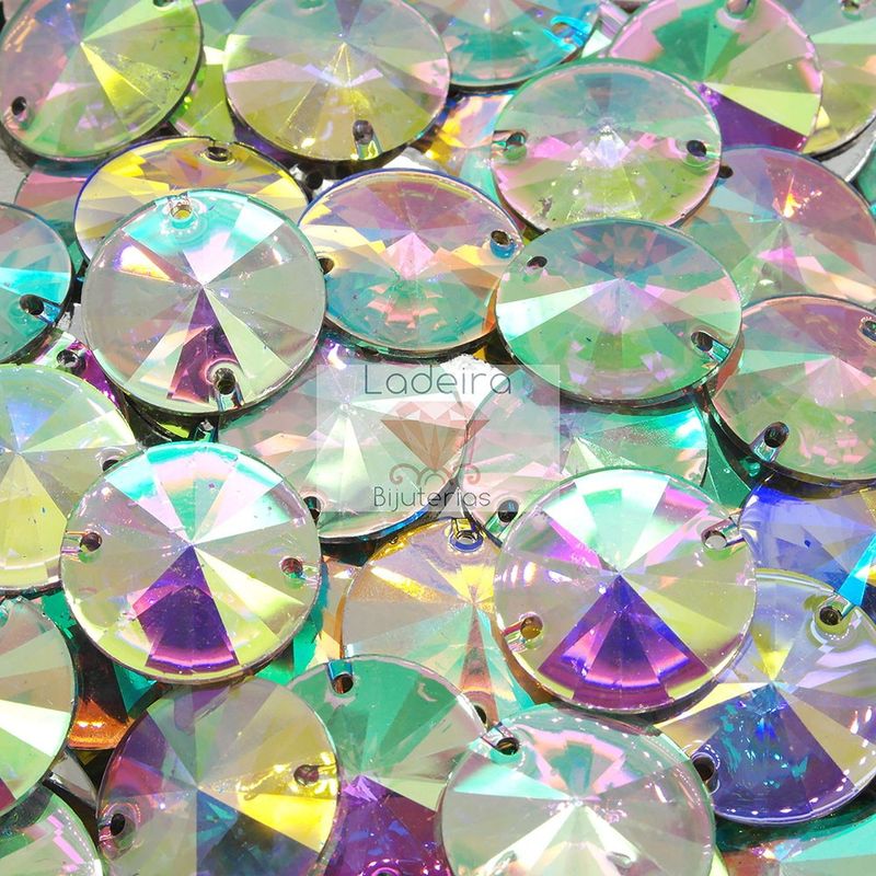CHATON-PARA-COSTURA-RIVOLI-REDONDO-IRISADO-18MM-EM-RESINA-COM-50-PECAS---079---CRISTAL-AB-079
