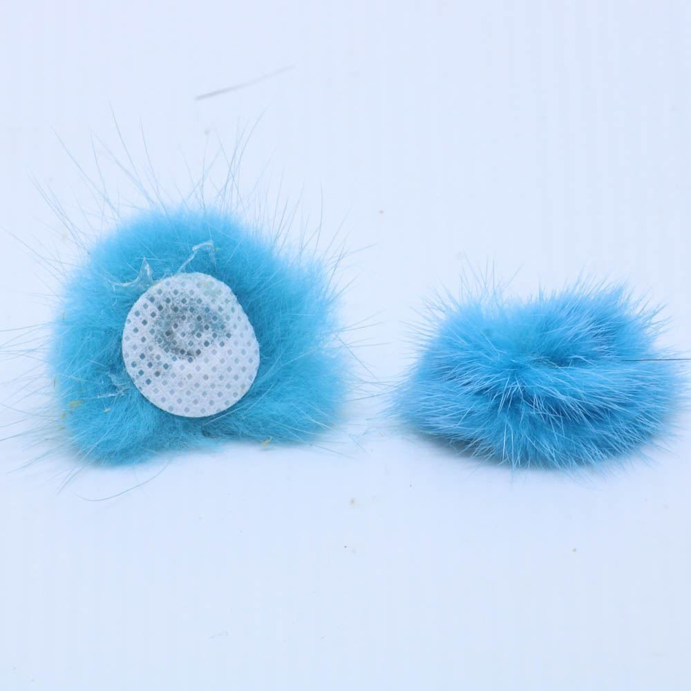 POMPOM PARA COLAGEM 30MM EM POLIESTER CARTELA COM 10 PEÇAS