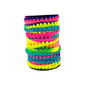 Pompom Em Metro 12Mm Em Poliester Com 01 Metro