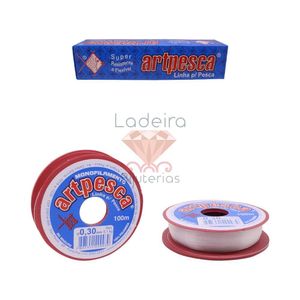 FIO DE NYLON 0.25MM ARTPESCA C/01RL DE 100M CADA