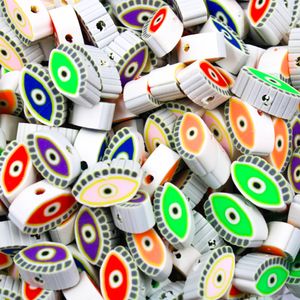 ENTREMEIO FIMO OLHO GREGO EM PVC COM 50 PEÇAS