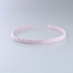 TIARA PARA BRINDE SEM DENTE 10MM ENCAPADA EM ALGODAO COM 02 UNIDADES