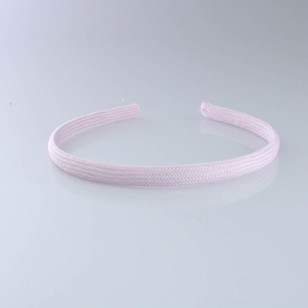 TIARA PARA BRINDE SEM DENTE 10MM ENCAPADA EM ALGODAO COM 02 UNIDADES