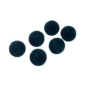 BOLA DE CAMURÇA PASSANTE 12MM EM PLÁSTICO COM 50GR