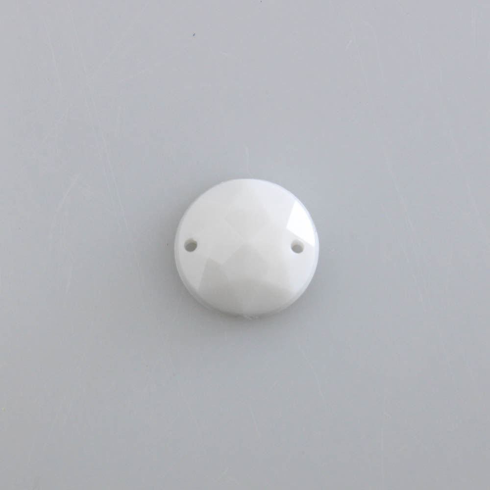 CHATON PARA COSTURA REDONDO PARA TINGIR 12MM EM PLASTICO COM 25G