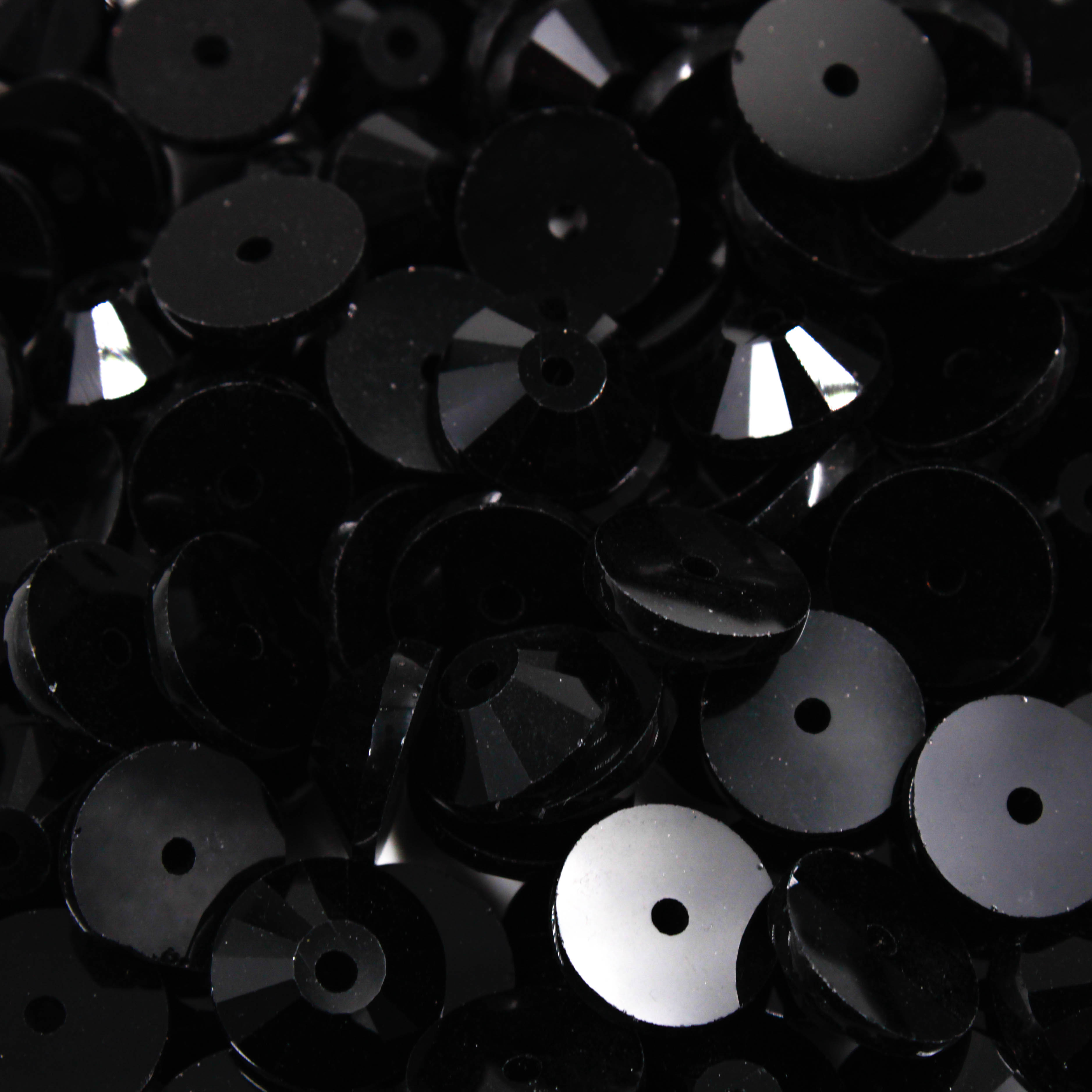 LANTEJOULA 10MM EM VIDRO COM 24 PEÇAS