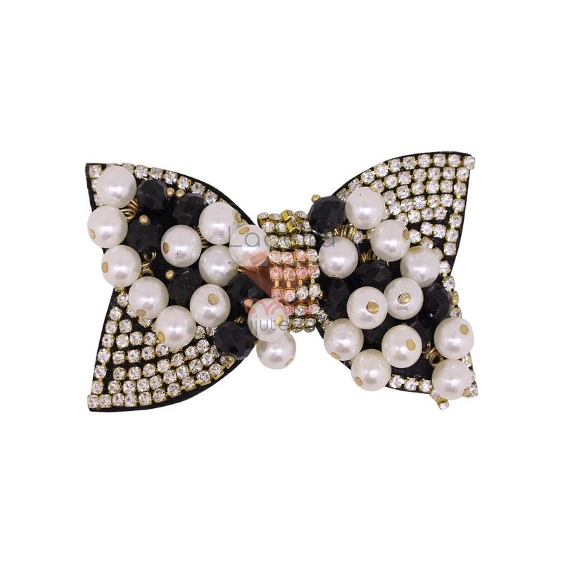 FIVELA-LACO-PEROLA-COM-STRASS-85X60-COM-2-UNIDADES-401KR---PRETO-CRISTAL-401