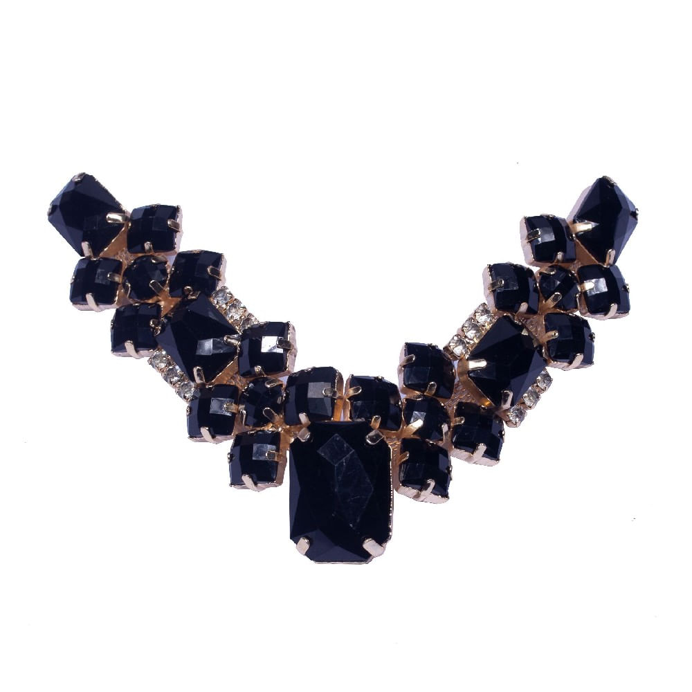 CABEDAL PEDRA RETANGULAR 10CM