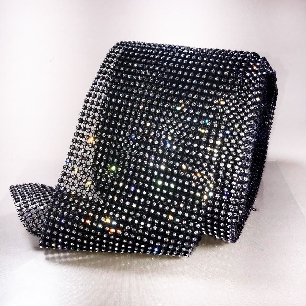 MANTA DE ABS STRASS FALSO ROLO COM 9.14 METROS